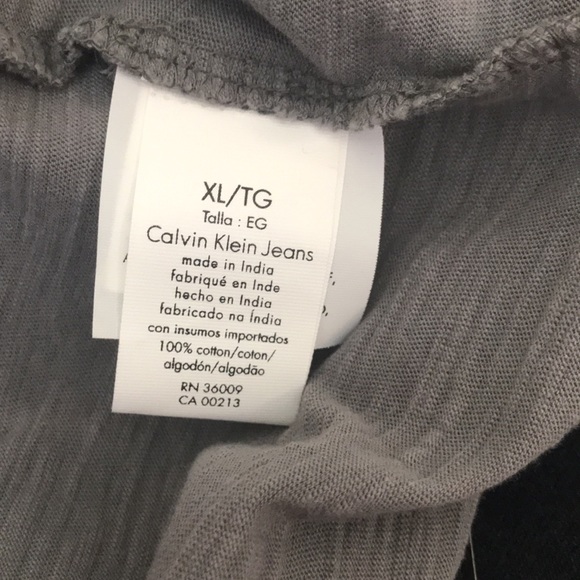 Calvin Klein, Mens Size XL Gray Polo Shirt - Picture 10 of 10